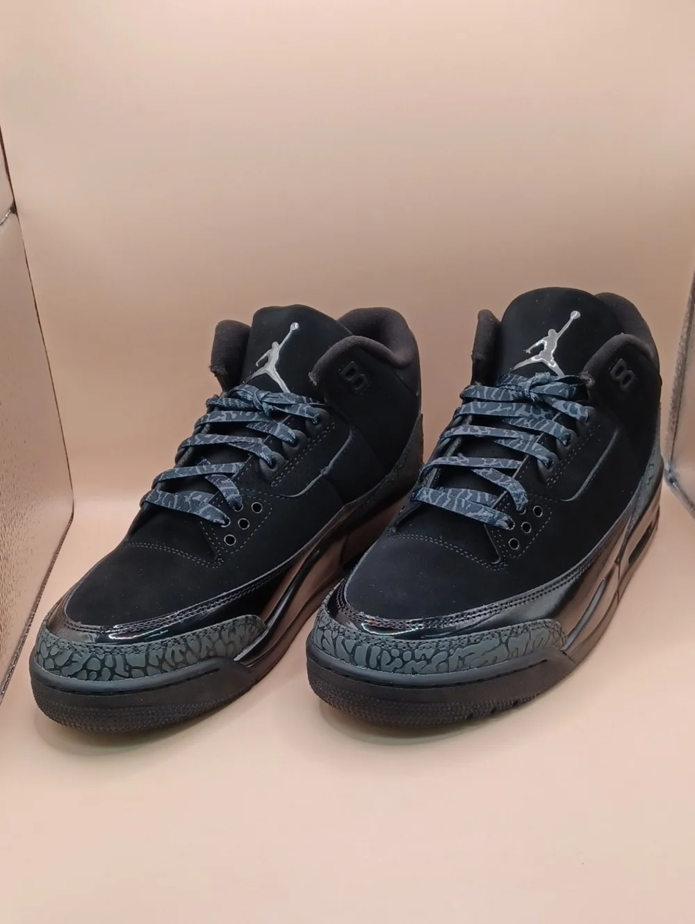 NWOB Nike Air Jordan 3 Retro Sneaker 2025-Black Cat Men Size 8.5 US CT8532-001